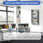 EasyPAG Wall File Organizer for Office 10 Pocket Mesh Wall Mounted Paper - Image 4