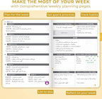 Clever Fox Dated Planner 2026-2027 – Weekly Life Planner Notebook - Image 6