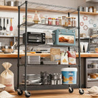 M MZG 5 Tiers Shelf 1750 lbs Steel Storage Shelving Utility Shelving Unit Steel - Image 6