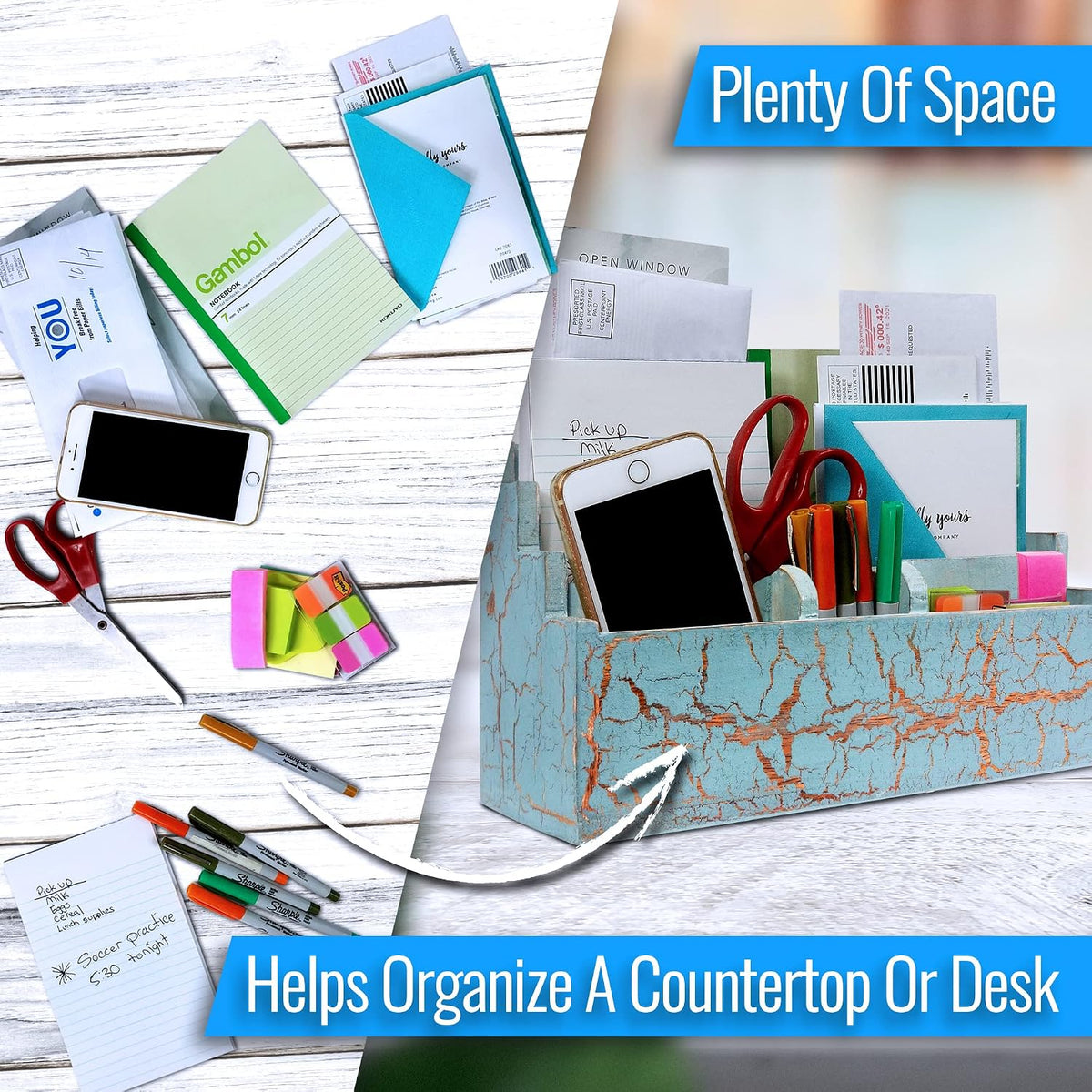 Mail Holder For Desk Letter Organizer Mail Holder For Countertop