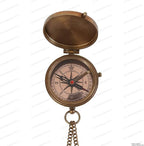 US HANDICRAFTS Brass Camping Compass, Engraved - Image 3