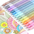 HANKU 0.38mm Fine Point Pen, 16 Pack Colored Fineliner Bible Pens No Bleed by HANKU-Allaboutcolors