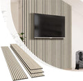 Olanglab Wood Slat Wall Panels 4 Pack, Wooden Acoustic Wall Panels, 94.5"x12.6" by Olanglab