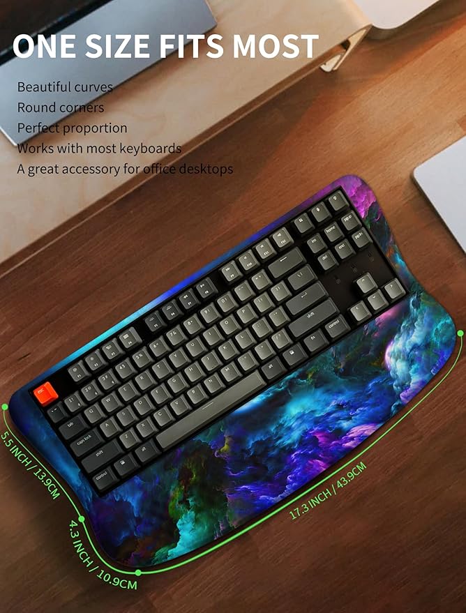 KUOSGM Ergonomic Wave Wrist Rest - Image 6