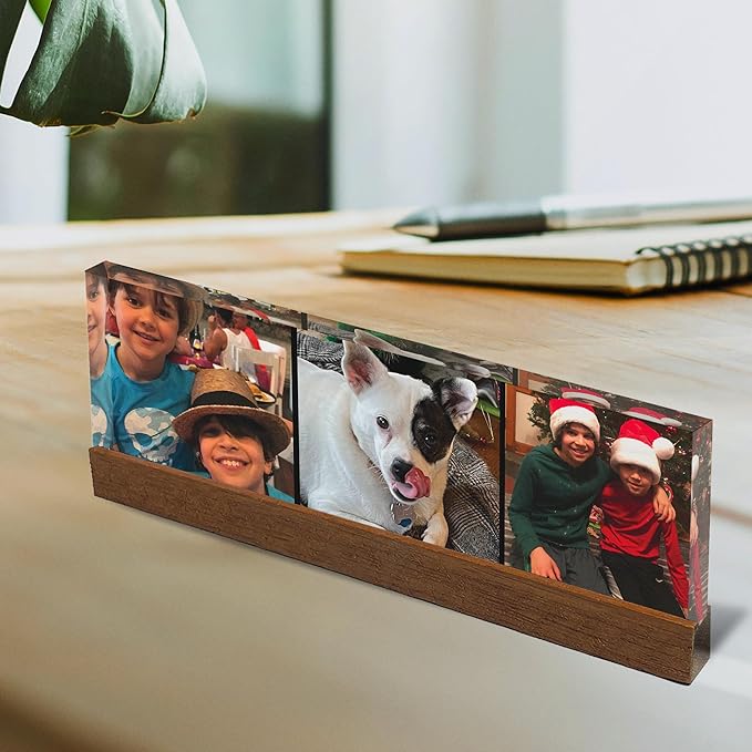 Artblox Personalized Office Desk Name Plate Custom Photo Prints On Acrylic Glass - Image 2