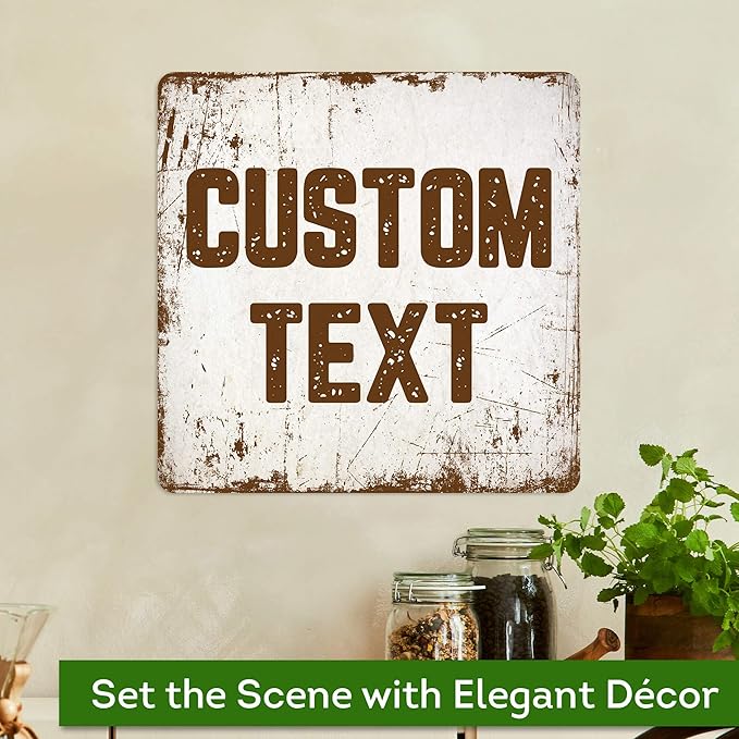 Custom Sign, Custom Street Sign, 11 Font Colors, 13 Font Styles, 4 Hole Options - Image 4