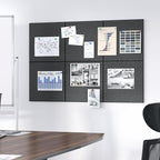 Neatsure Large Cork Board for Wall, 6 Panels Felt Tiles Tack Push Pin Board for - Image 5