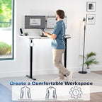 VIVO Electric 60 x 24 in Standing Desk, Memory Height Adjustment, 1B Series - Image 4