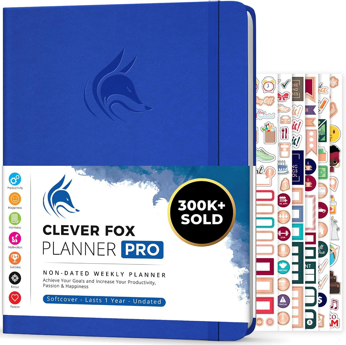 Clever Fox Planner PRO – Weekly & Monthly Life Planner to Increase Productivity