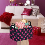 FUULOXE Rectangular Valentines Basket Storage Bin - Image 3