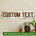 Custom Sign, Custom Street Sign, 11 Font Colors, 13 Font Styles, 4 Hole Options - Image 4