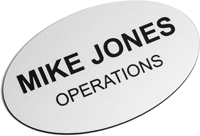 Custom Engraved Name Tag Badges – Personalized Identification by ProvidenceEngraving