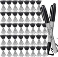 Thenshop 160 Pack Black Permanent Markers Bulk by Thenshop