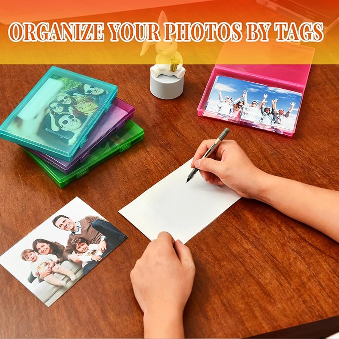 Photo Storage Box 5 x 7 Inches, 18 Inner Photo Cases - Image 8