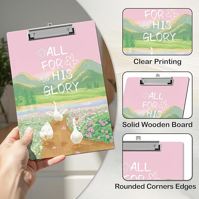 APIILVPQ Silly Goose Clipboard，Bible Verse Clipboards - Image 4