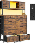 EnHomee 62.8" H Dresser for Bedroom by EnHomee