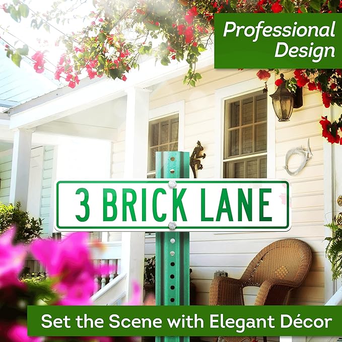 Custom Street Sign, Address Sign, 8 Colors, Reflective Option, Mounting Options - Image 2