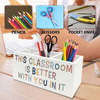 QZQE Boho Classroom Pen Pencil Holder Organizer - Image 6