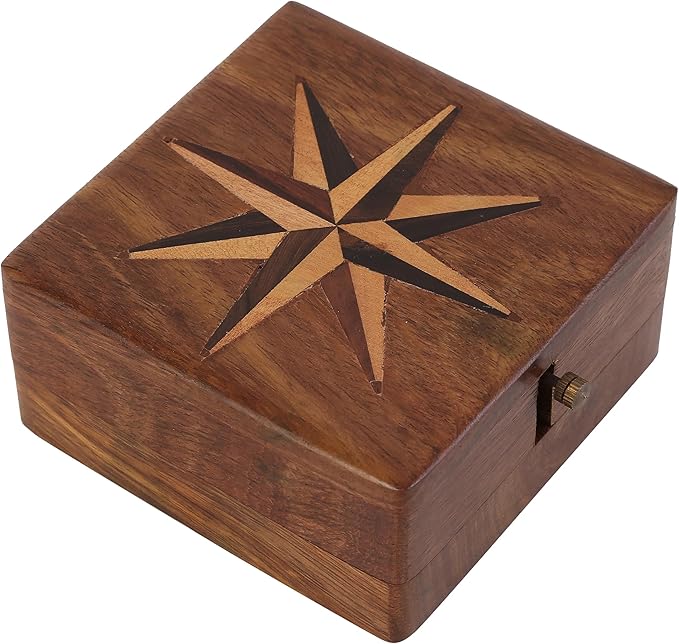 Handmade Brass Sundial Compass - Image 7