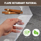 Clear Office Chair Mat for Carpet - 36"x48" Heavy-Duty Protection for Low Pile Carpets - Not Suitable for Hardwood Floors
