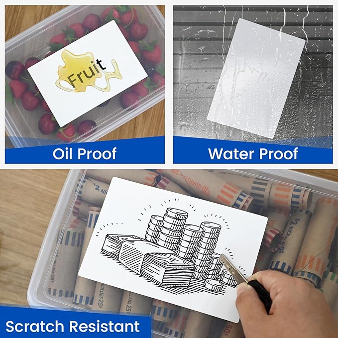 L LIKED 4" x 6" Blank Removable Labels - Image 5