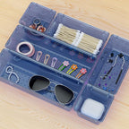 WOWBOX 6 Pack Clear Drawer Organizer Set, Acrylic Drawer Storage Trays - Image 7