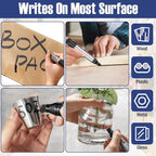 Fuutreo 10 Pack Jumbo Permanent Markers Bulk Large Chisel Tip Permanent Markers - Image 5