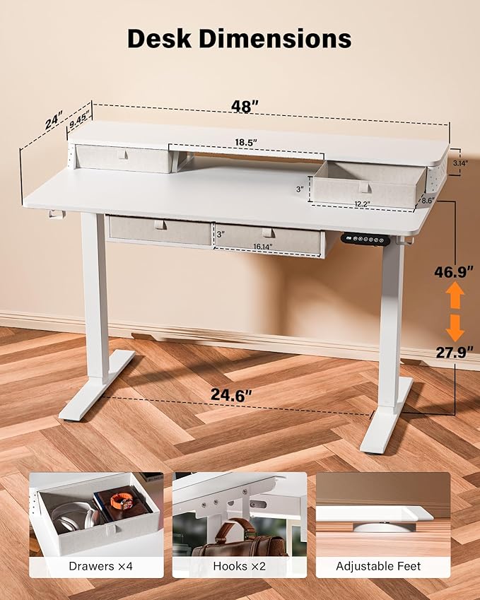 FiCiHi Electric Standing Desk - Image 2
