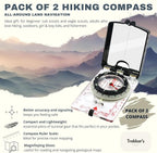 Trekker's Compass Crew Professional Military Lensatic Compass - Image 3