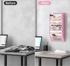 EasyPAG 8 Pocket Mesh Wall File Organizer, Hanging Paper Folder Holder - Image 5