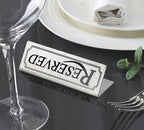 New Star Foodservice Stainless Steel Table Tent Sign, 4 by 1.5-Inch) - Image 5