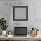 Amanti Art Black Framed Magnetic Board 14x14 X-Small Vision Board - Image 5