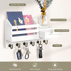 FifthQuarter Key Holder Wall Mount: Key and Mail Holder - Image 5