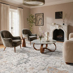 GENIMO 9x12 Area Rugs for Living Room, Non Slip Machine Washable Vintage Rugs - Image 8