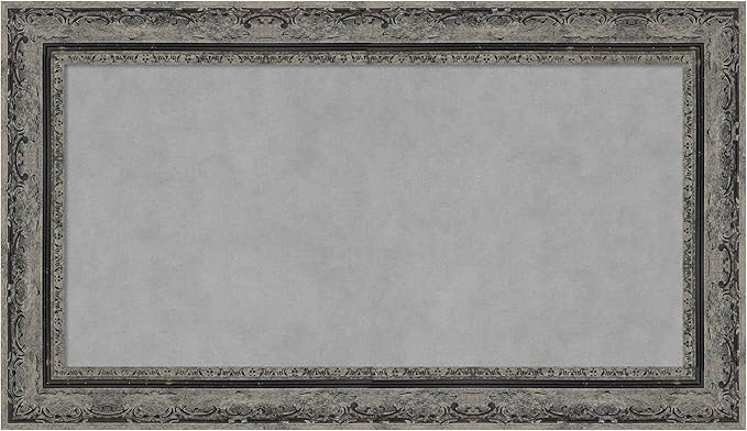 Amanti Art Black Framed Magnetic Board 16x28 Small Vision Board by AmantiArt