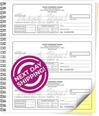 Custom 8.5" x 7" Carbonless NCR Books in 2-Part Duplicate Invoices, Work Orders by PrintPPS