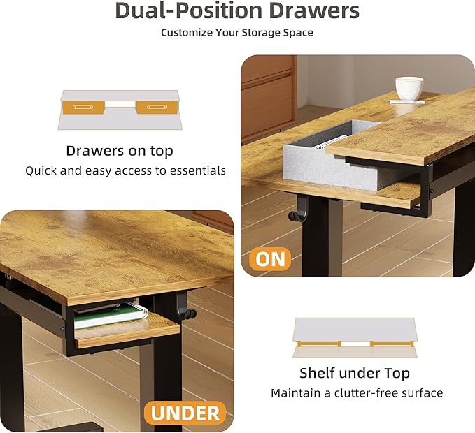 Claiks Electric Standing Desk - Image 6