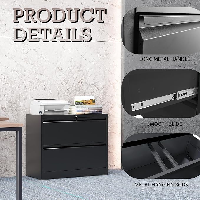 mysteeldepot 2 Drawer Lateral File Cabinet - Image 4