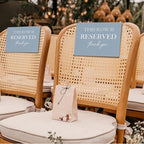 ChissNook Reserved Seating Chair Signs, This Row Is Reserved Pew Cloths Seating - Image 5