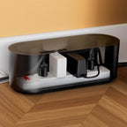 D-Line Cable Management Box, Power Strip Cover, Floor Outlet Hider, Desk Cord - Image 8