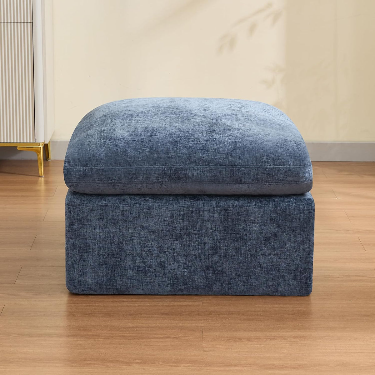 33.5'' Cloud Ottoman for Modular Sofa, Comfy Chenille Upholstered Foo...