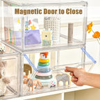 5 Pack Clear Stackable Shoe Organizer Box - Image 3