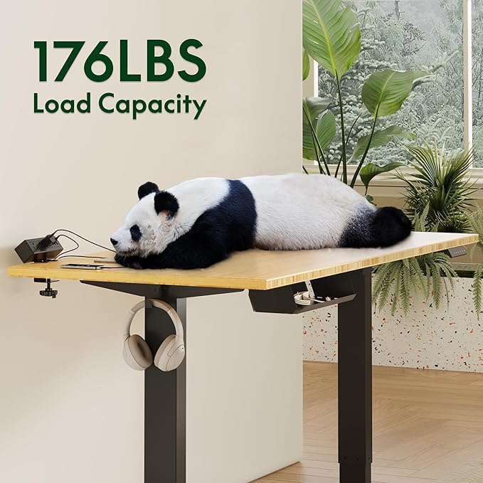 FLEXISPOT EN2 Whole-Piece Bamboo Standing Desk - Image 9