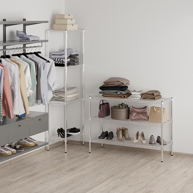 Regal Altair 18" Deep x 48" Wide x 34" Height Wire Shelving Kit | 3-Tier | NSF - Image 7
