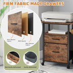 GYIIYUO 2 Drawer File Cabinet - Image 7