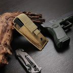 Tactical Single/Double Pistol Mag Pouch Outdoor Molle Open-Top Magazine Pouch - Image 7