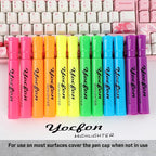 Yocfon Highlighters 90 Pack, Chisel Tip, Tank Style Highlighters Assorted - Image 6