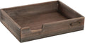 MyGift® Distressed Brown Vintage Wood Paper Tray, Office Desktop Document by MyGiftHome