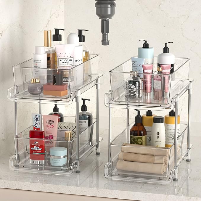 HIHEGD 2 Tier Bathroom Storage - Image 9
