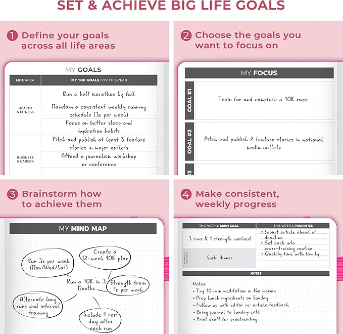 Clever Fox Planner Large – Undated Weekly & Monthly Planner - Image 8